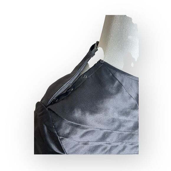 Proenza Schouler Black Silk Long Sleeve Detail Blouse - Picture 9 of 15